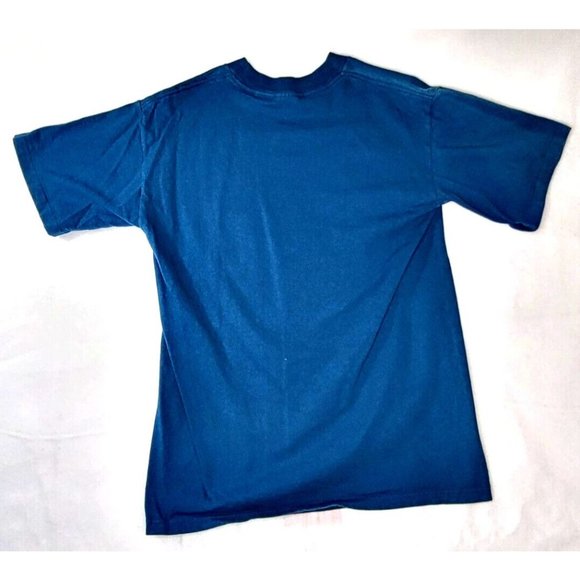 NASA Apollo 16 Mission Crew Badge Logo T-Shirt Men's Small Dark-Teal (T5E) - Picture 3 of 3